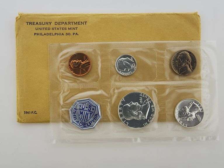 1961 United States Proof Set, OGP