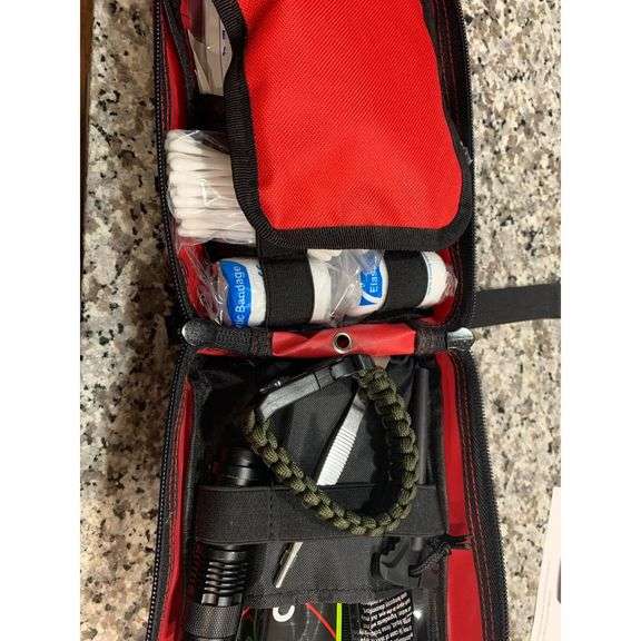 250-Piece Survival First Aid Kit and Medical Supplies