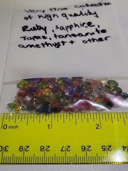 64.54 CTTW! Unbelievable collection of very fine Sapphire, Ruby, Topaz, Tanzanite, Amethyst, others
