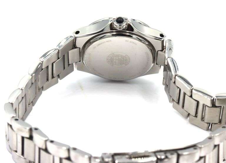 Citizen Eco drive pink dial quartz watch