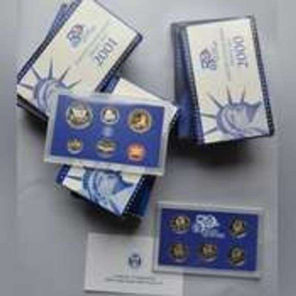2 Each US Proof Sets 1999-2006