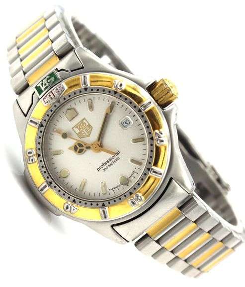 Tag Heuer professional quartz 2 tone watch