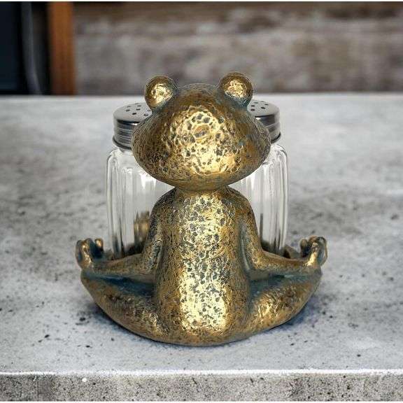 Frog Glass Salt and Pepper Shaker