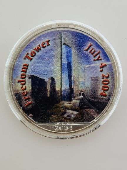 2002/2004 9-11 American Silver Eagle Colorized Silver Coin Set
