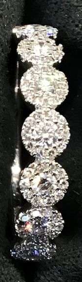 14K WHITE GOLD NATURAL DIAMOND WEDDING DIAMOND