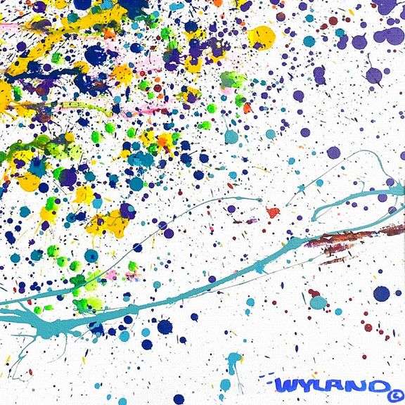Untitled Abstract by Wyland Original