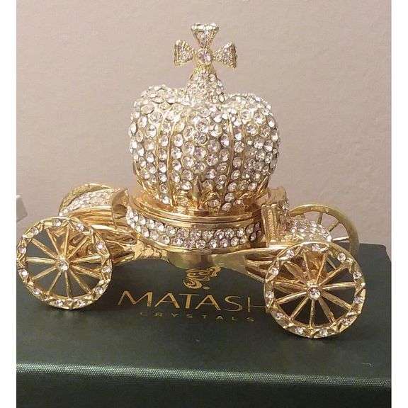 Crown Carriage with 24K Gold Accents and Crystals
