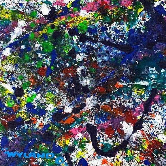 Untitled Abstract by Wyland Original