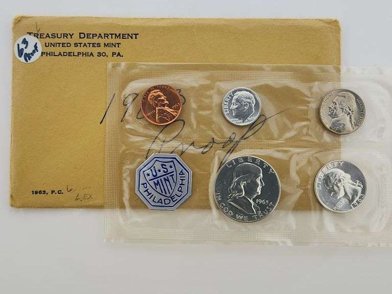 1963 United States Proof Set, OGP
