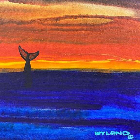 Whale Tail by Wyland Original