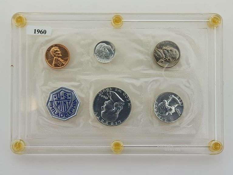 1960 United States Proof Set In Capital Plastics Holder