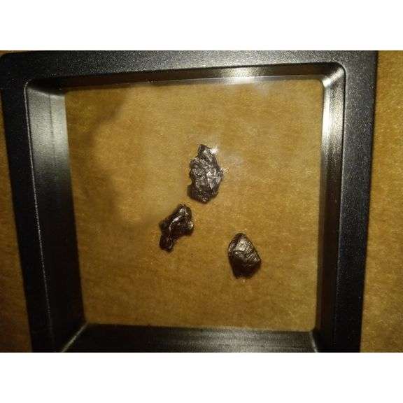 3 Pieces Genuine Meteorite Fragments