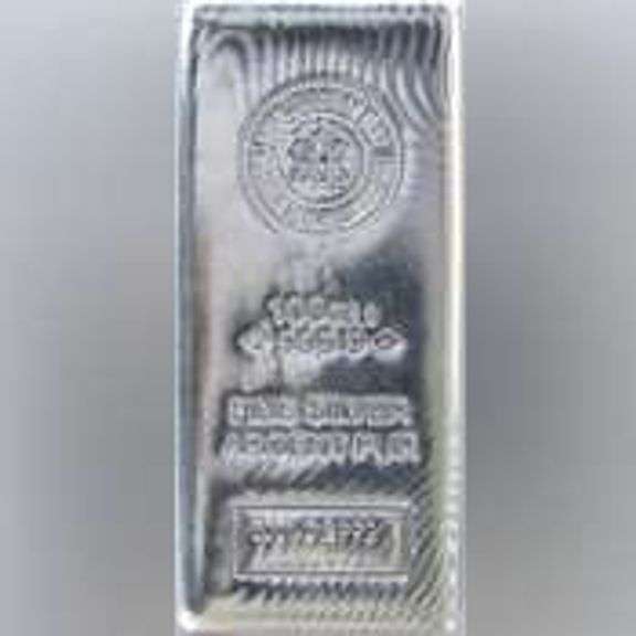 100 Ounce Silver Bar