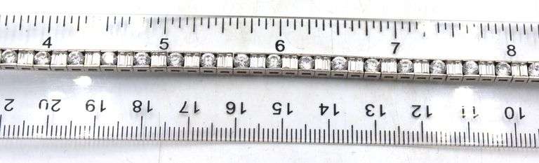 Group of 10 vintage 925 sterling silver bracelets