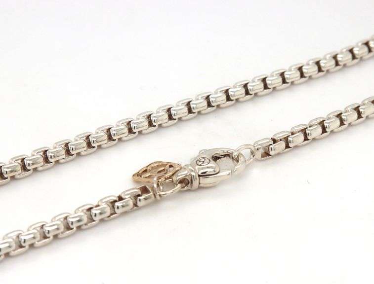 David Yurman 3.6mm box chain necklace