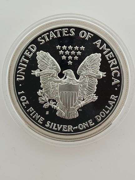 1991 S Proof American Silver Eagle - OGP, No COA