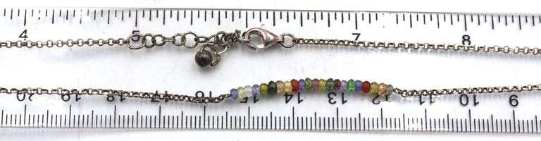 Group lot of 8 Vintage 925 sterling silver necklaces