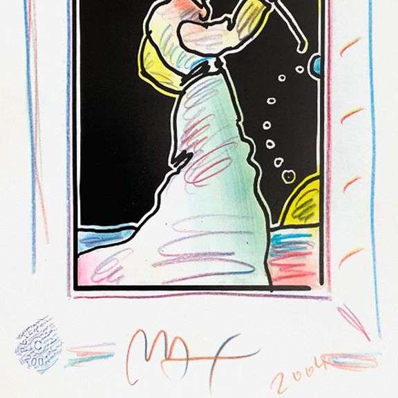 Sage with Cane by Peter Max
