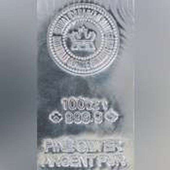 100 Ounce Silver Bar