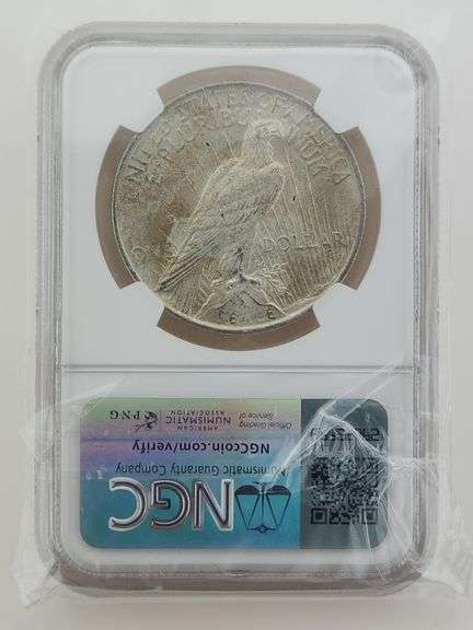1922 Silver Peace Dollar, NGC MS61