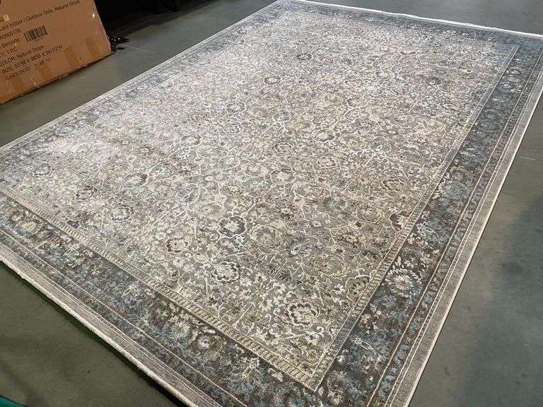 Classic Silky Distress Design Rug 8X11