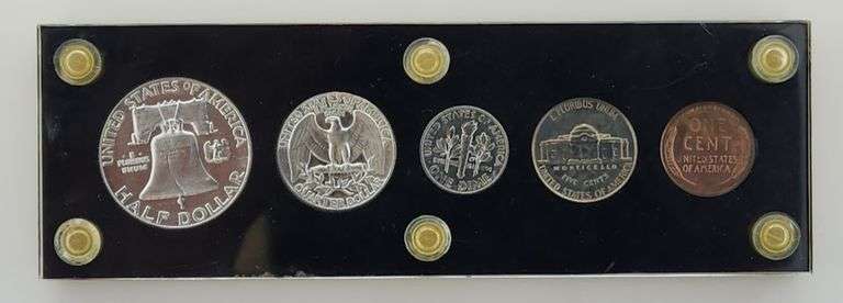 1953 United States Proof Set In Capital Plastics Holder