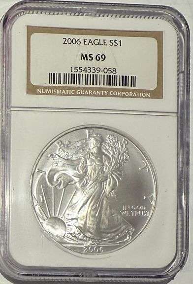 2006 NGC MS 69 Silver Eagle