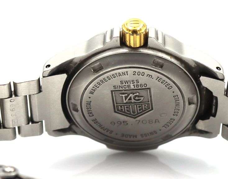 Tag Heuer professional quartz 2 tone watch