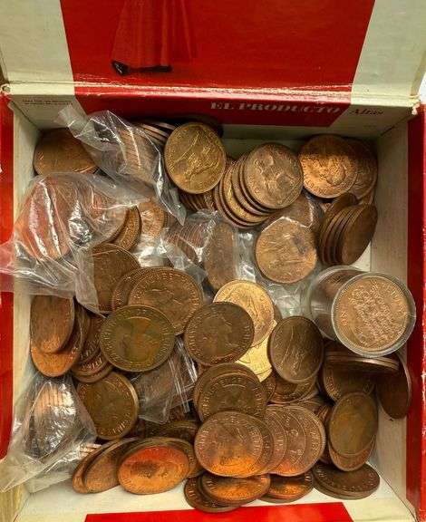 275 Plus Unc 1963 English Pennys