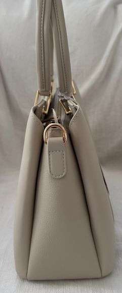 Off-white Color Hand Bag by David Jones Paris
