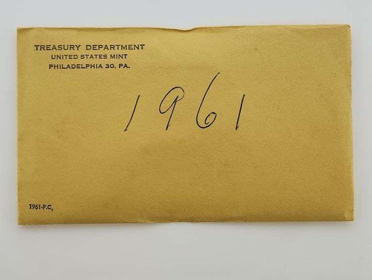 1961 United States Proof Set, OGP "Sealed"
