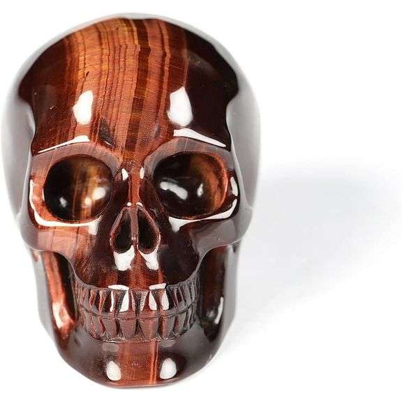 South African Red Tiger's Eye Hand-Carved Gemstone