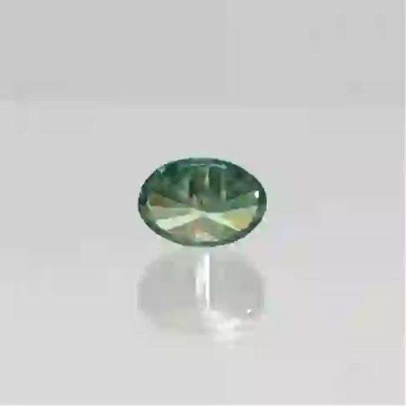 Huge 9.15 Ct Emerald Green Lab Simulated Diamond Solitaire