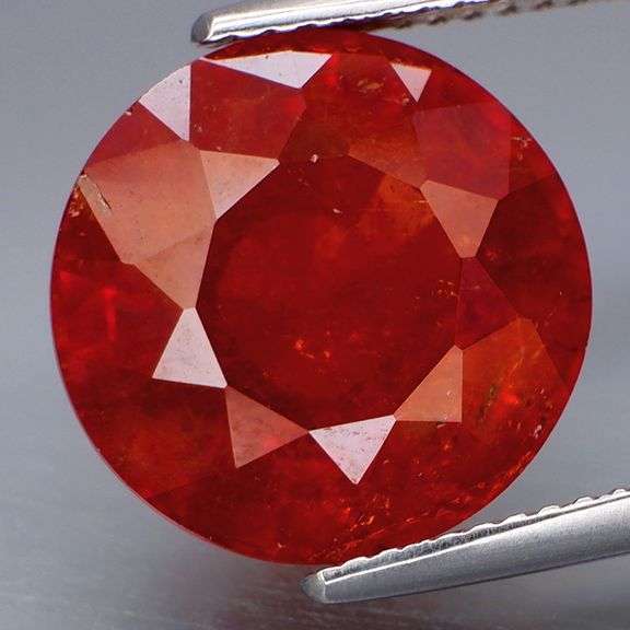 Fiery! 11.97ct top red orange Spessartite Garnet