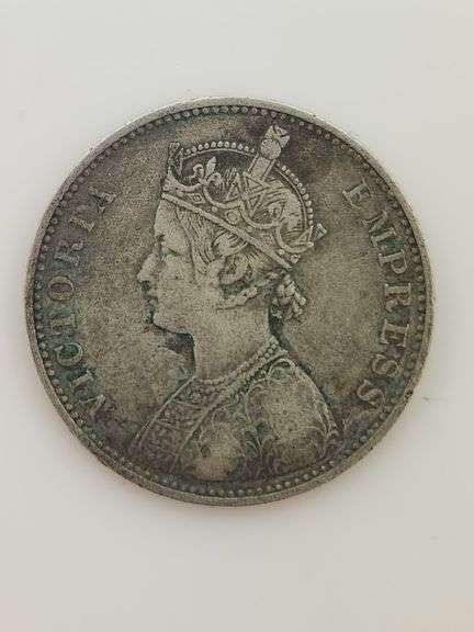 1879 India 1 Rupee, Circulated
