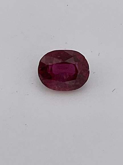 CERTIFIED NATURAL RUBY RED EXCELLENT IDEAL CUT OVAL