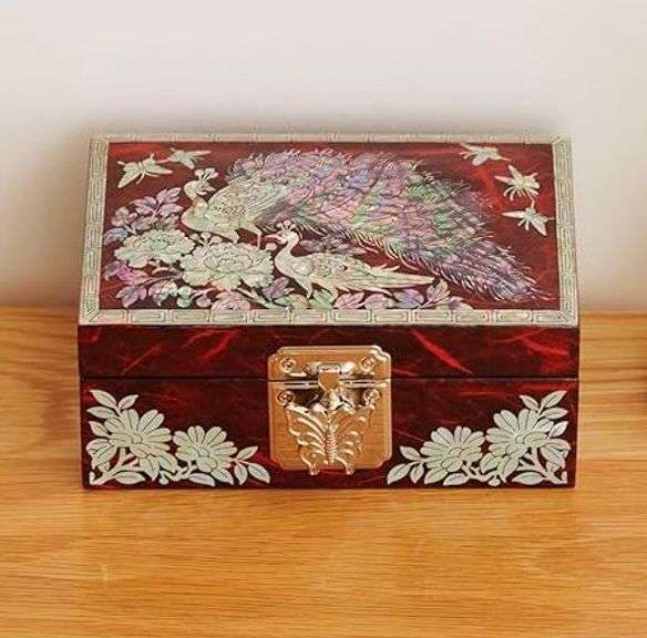 Handmade Mother of Pearl Jewelry Box