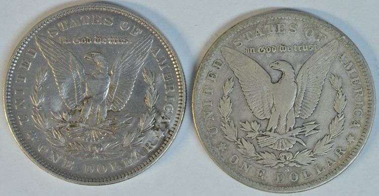 Scarce 1900-S and 1903-P Morgan Silver Dollars