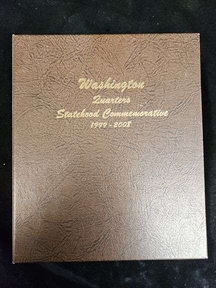 1999-2008 P&D Complete Statehood Quarters Dansco Album