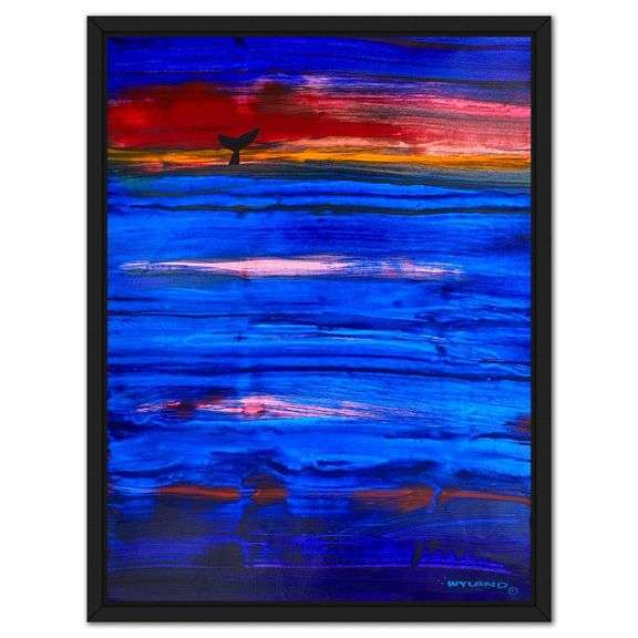 Whale Tail by Wyland Original
