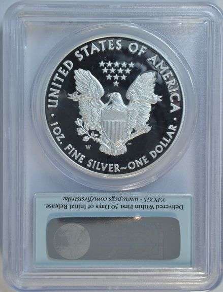 Flawless 2013-W $1 Silver Eagle. PCGS PR70DCAM First Strike