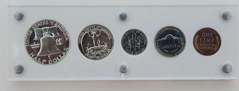 1955 United States Proof Set In Capital Plastics Holder