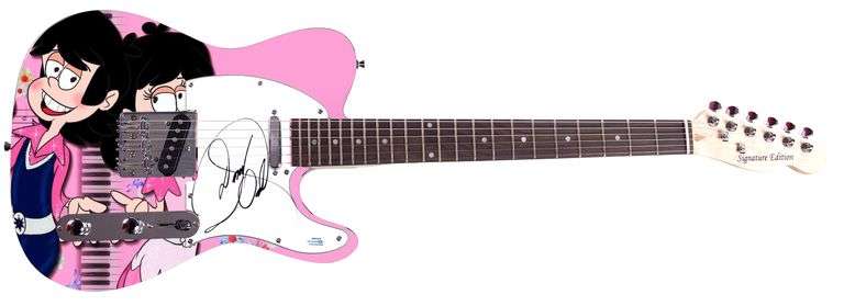 Donnie Osmond Autographed Custom 1/1 Graphics Photo Guitar ACOA