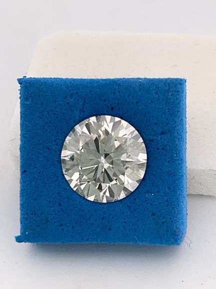 LAB GROWN ROUND BRILLIANT CUT LOOSE DIAMOND . 1.91 CARAT