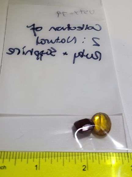 Collection of high quality and large Ruby and Sapphire 18.95 CTTW