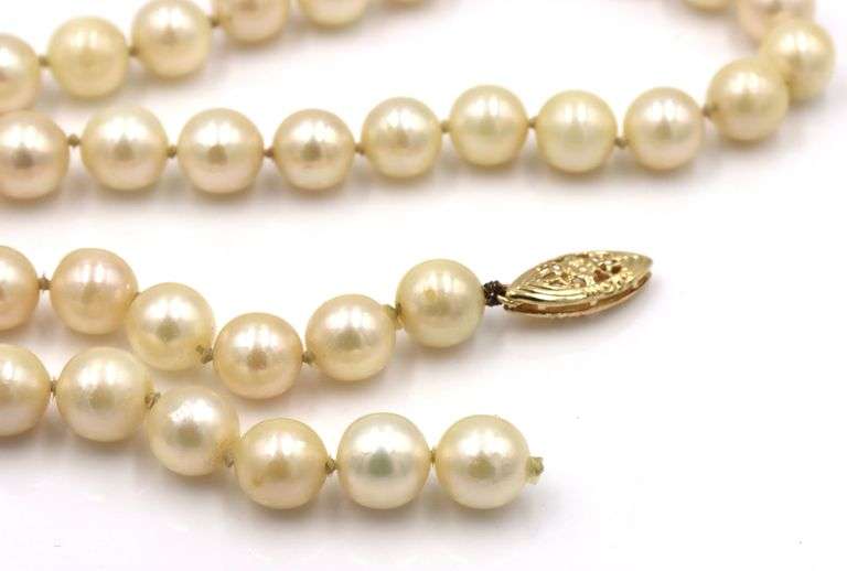 7mm Fresh water pearl strand