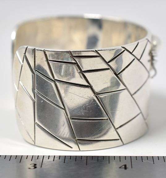 Spider Cuff Bracelet in Sterling Silver
