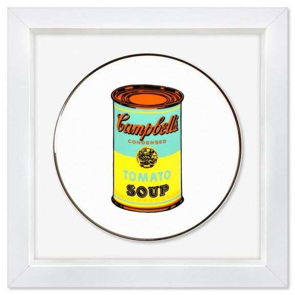 Campbell (Blue/Yellow) by Warhol