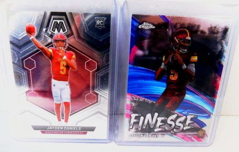2 Jayden Daniels 2024 Rookie Football Cards