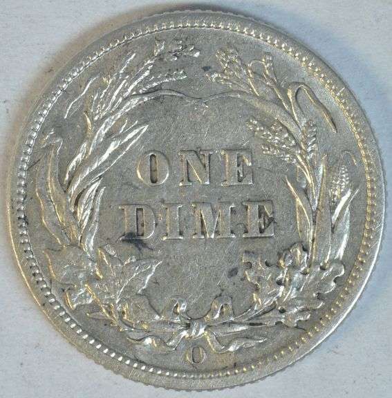 Scarce 1909-O Barber Head Dime in AU
